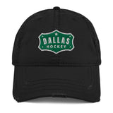 DISTRESSED BELT BUCKLE DAD HAT