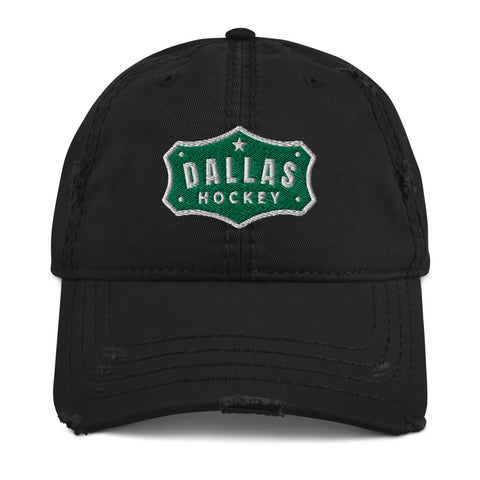 DISTRESSED BELT BUCKLE DAD HAT