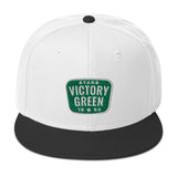 RETRO VIC GREEN SNAPBACK