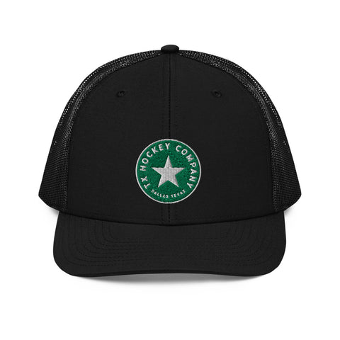 STARS GREEN LOGO TRUCKER HAT