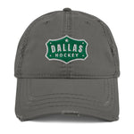 DISTRESSED BELT BUCKLE DAD HAT