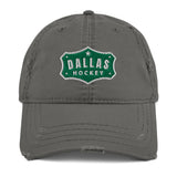 DISTRESSED BELT BUCKLE DAD HAT