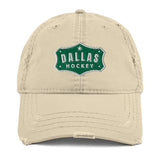 DISTRESSED BELT BUCKLE DAD HAT