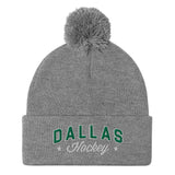 Dallas Hockey Pom-Pom Beanie