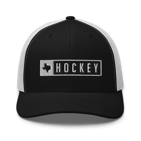 TX HCKY TRUCKER WHT/BLK