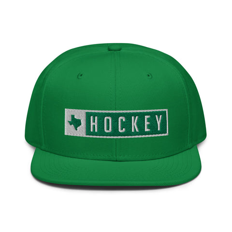 TX HCKY SNAPBACK GREEN